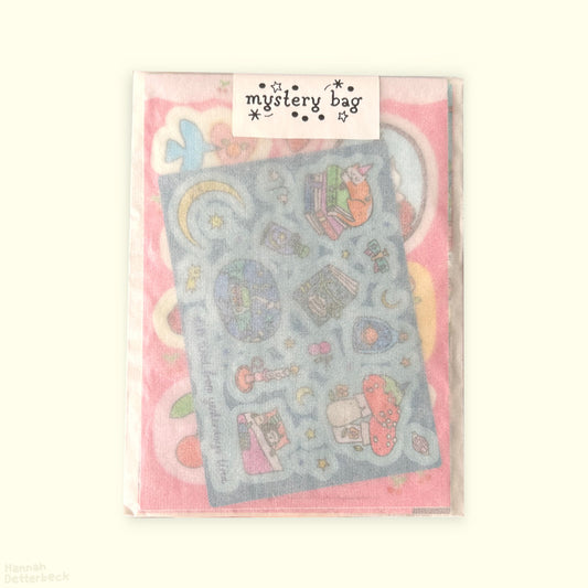 Mystery Bag - Sticker und Postkarten