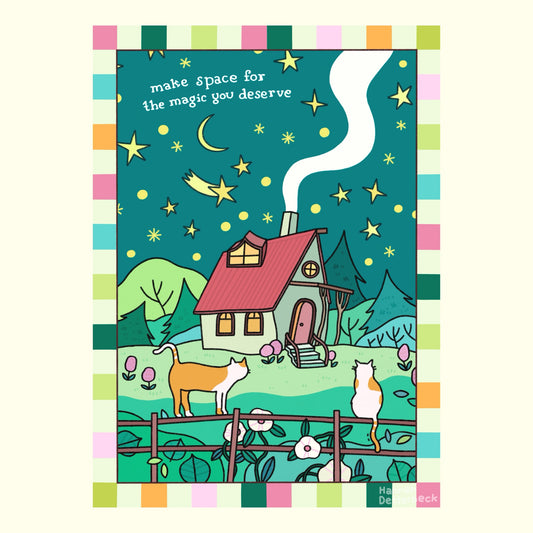 Postkarte 'The Magic you deserve'