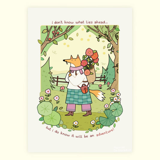 Postkarte 'It will be an Adventure'