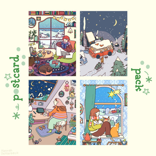 Postkarten Pack 'Winter Moments'