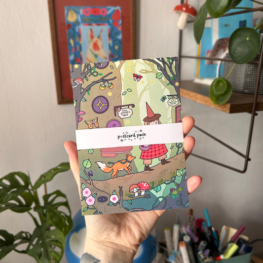 Postkarten Pack 'Woodland Witches'