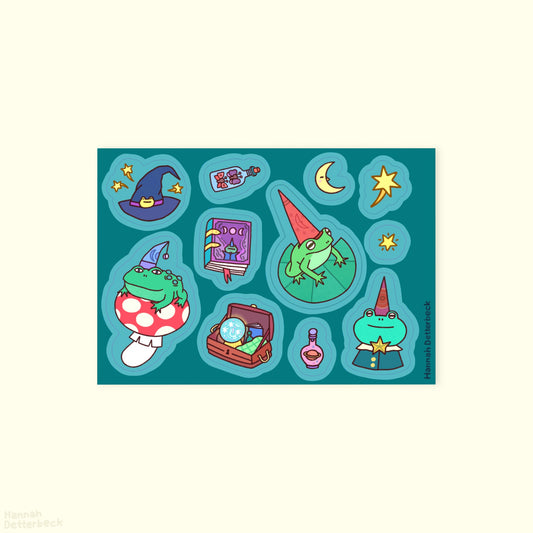 Stickersheet 'Magical Frogs'