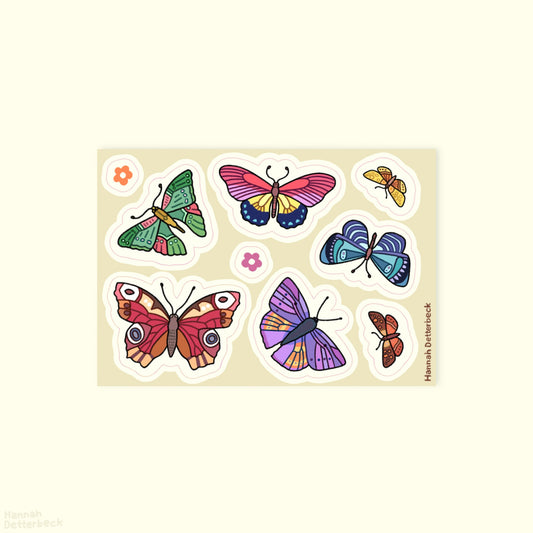 Stickersheet 'Summer Butterflies'