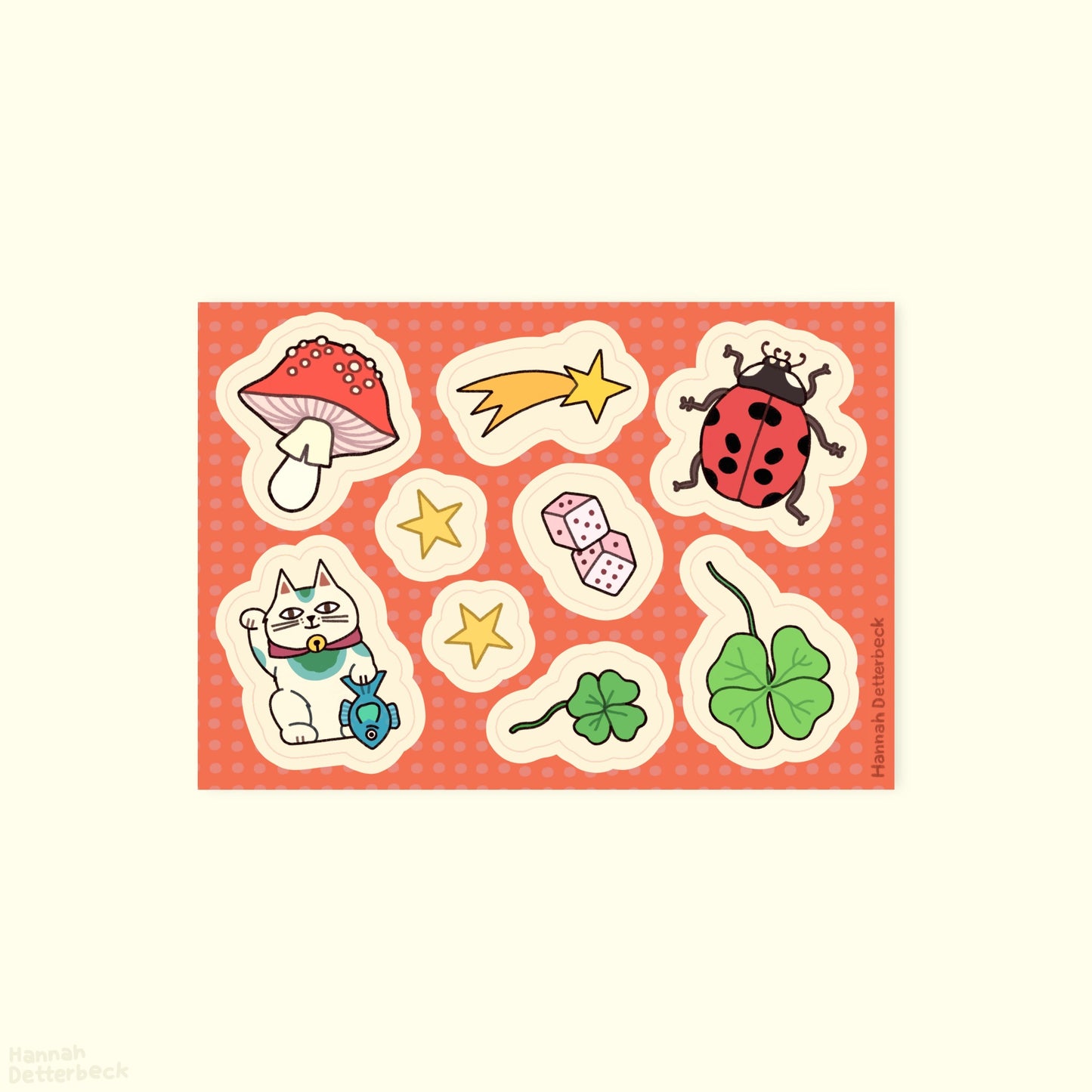 Sticker Sheet 'Lucky Items'