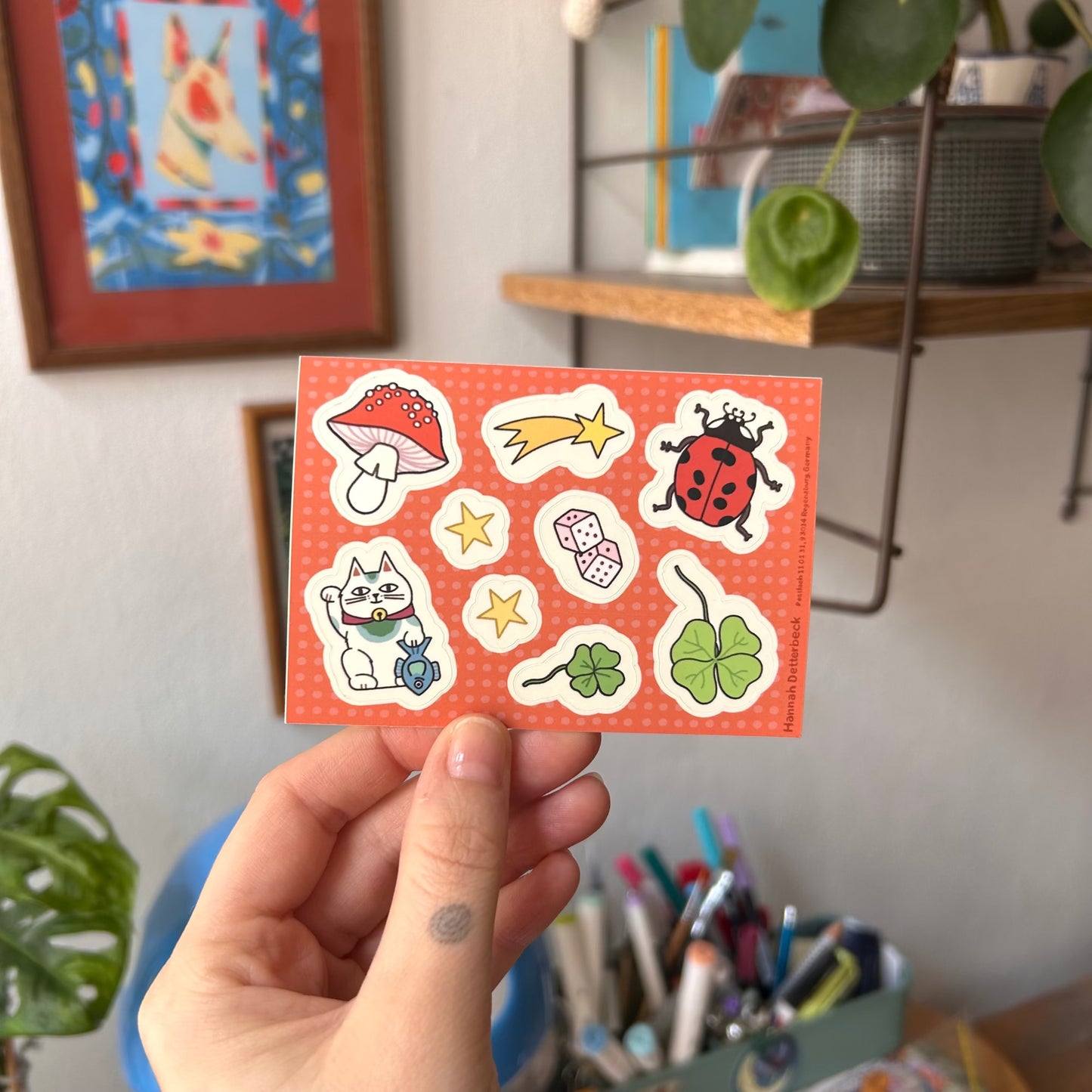 Sticker Sheet 'Lucky Items'