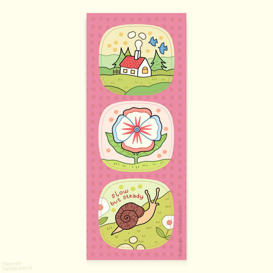 Stickersheet 'Slow but Steady'
