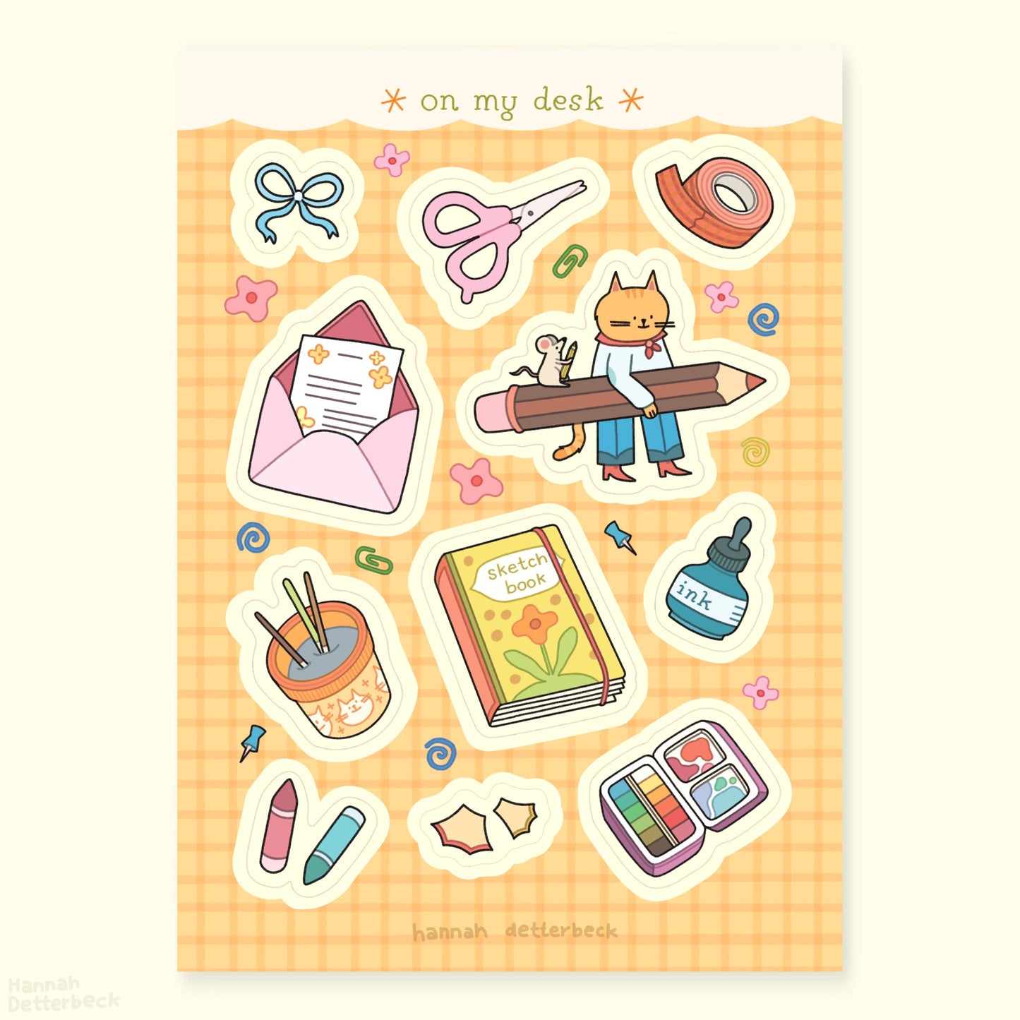 Stickersheet 'On my Desk'