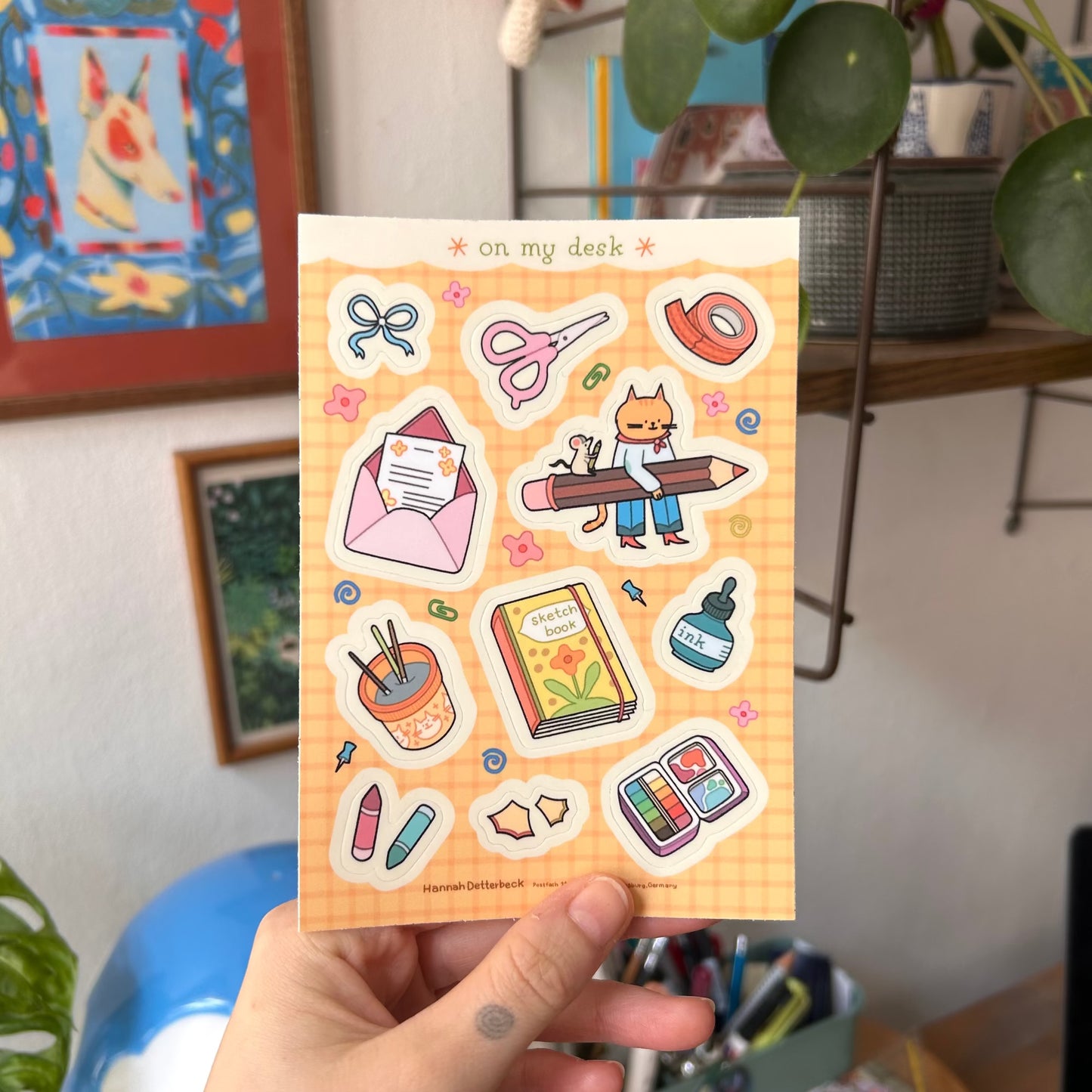 Stickersheet 'On my Desk'