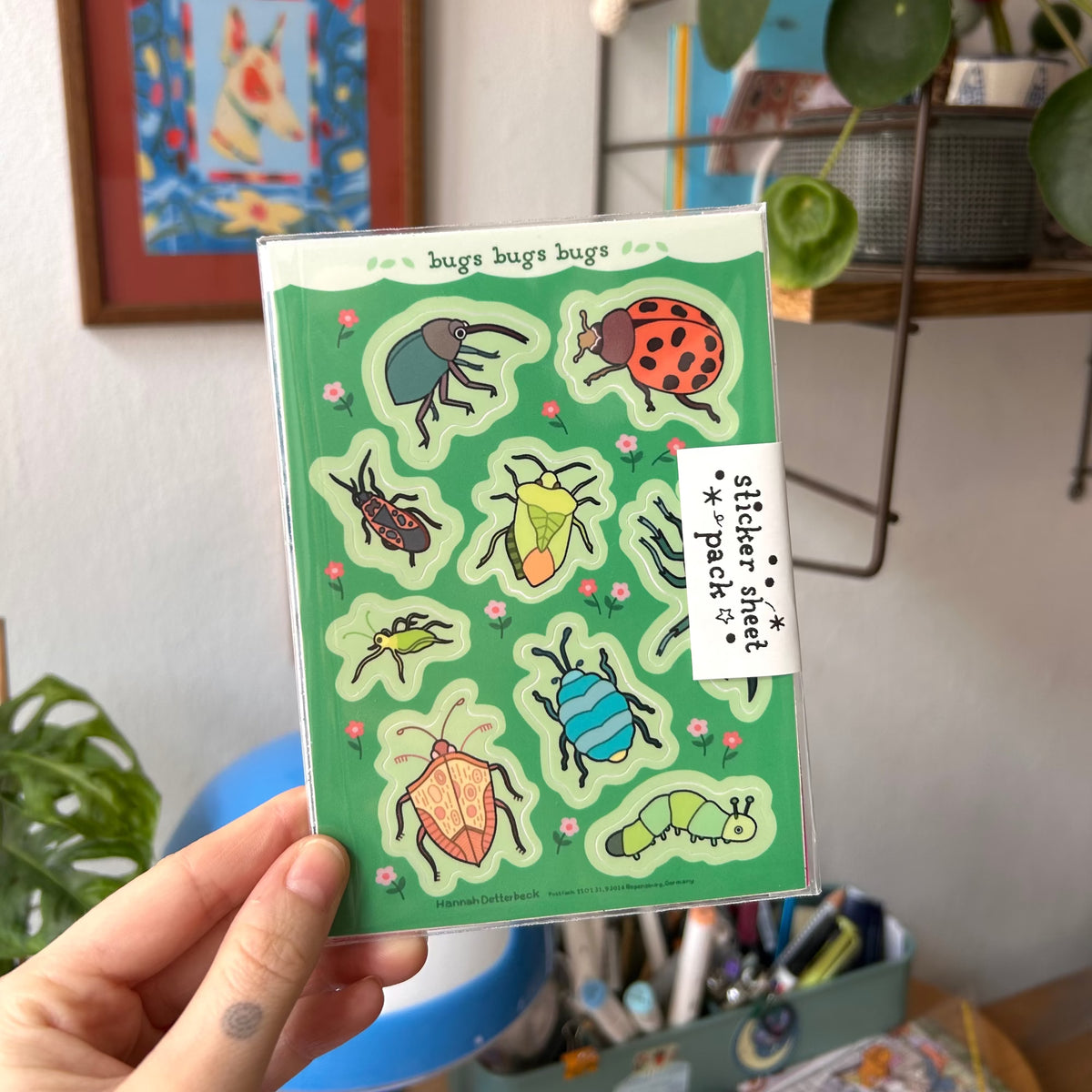 Stickersheet Pack 'Bugs, Fish & Fruit'